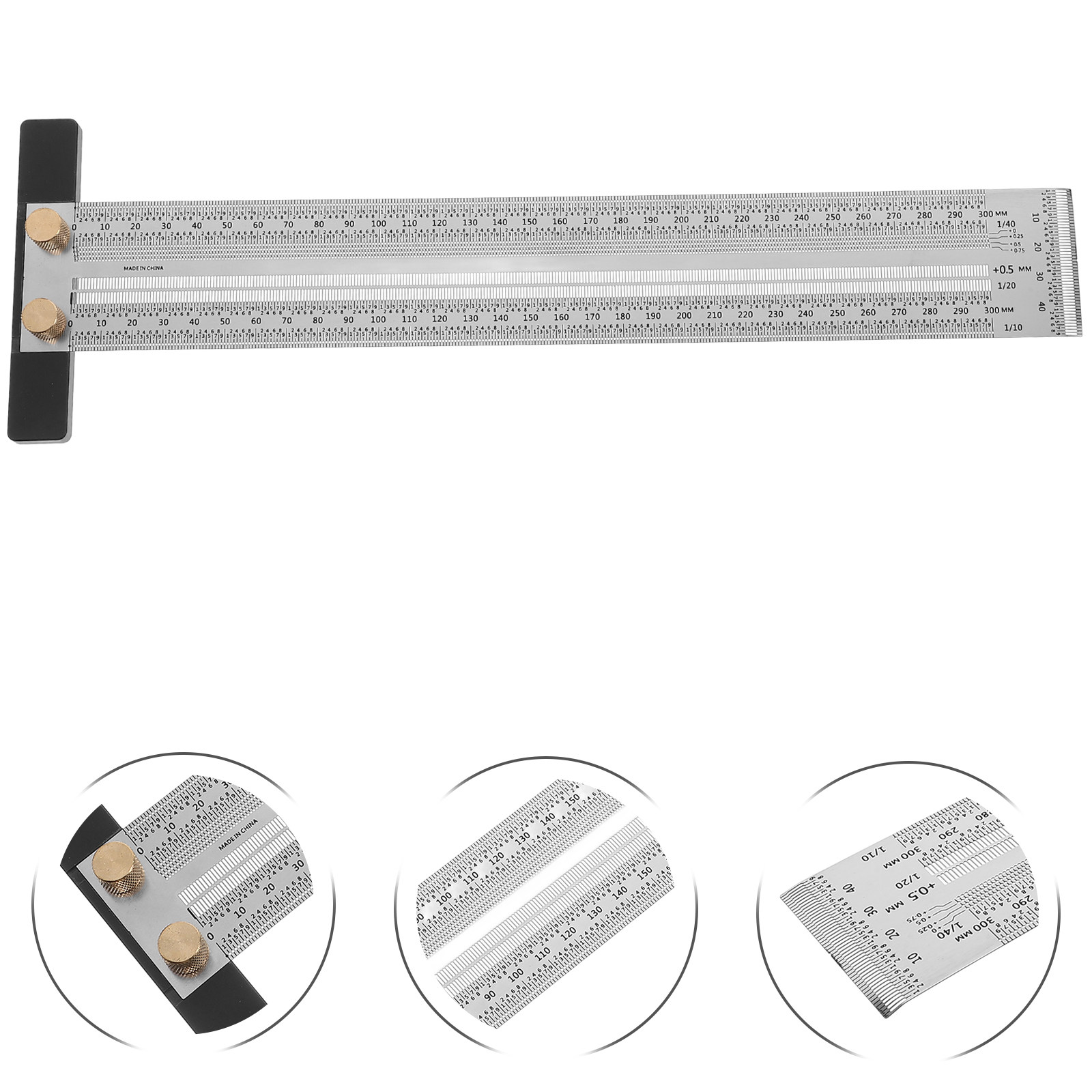 T字型木工定規 300mm 精密マーキングラインゲージ 木工 - Home Improvement Mark のレビューと価格
