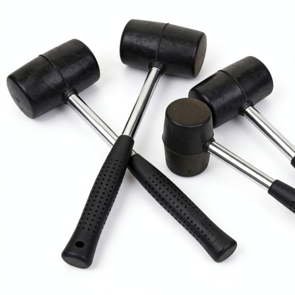 人間工学に基づいた設計のゴム製ハンマー。家具の組み立て、床材 - Home Improvement Mark のレビューと価格