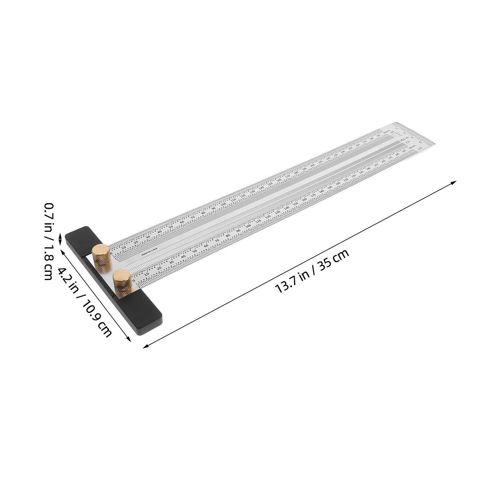 木工用マーキング定規 300mm T字定規 精密な木工用測定 - Home Improvement Mark のレビューと価格