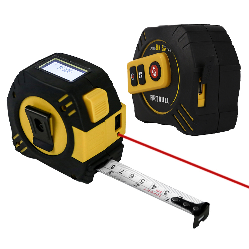 3in1多機能レーザーテープ距離計 40m（5mテープ付き） - Tape Measure のレビューと価格